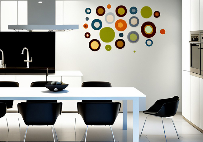 Wall sticker ideas for kitchen - Asian Paints