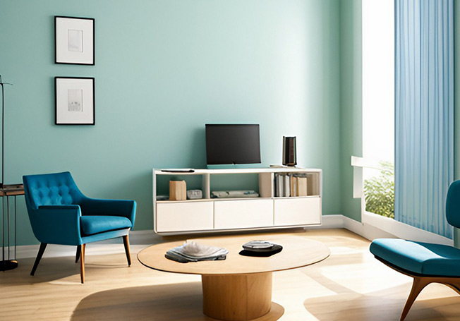 Pastel blue wall paint for your home - Asian Paints