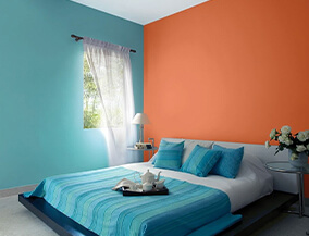 Spanish Style Bedroom Decoration - Asian Paints