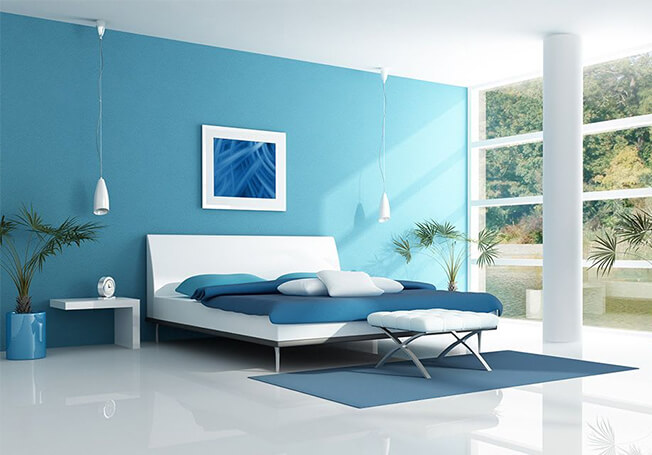 Soothing Wall Colour Design - Asian Paints