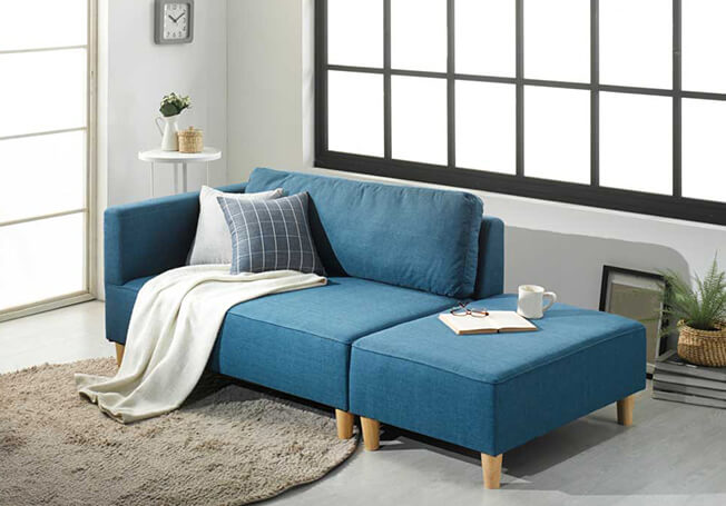 Space saving sofa come bed design Asian Paints