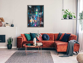 Dreamy & elegant living room wall decor ideas - Asian Paints