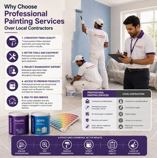 Professional Painting Services Compared to Local Contractors