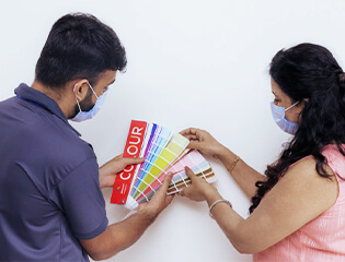 Select your desired coloured palette for house painting - Asian Paints