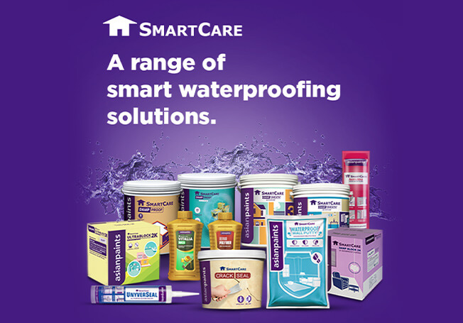 SmartCare range of waterproof paints & waterproofing solutions - Asian Paints