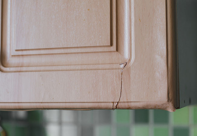 Kitchen facade need repair chips cracks - Asian Paints