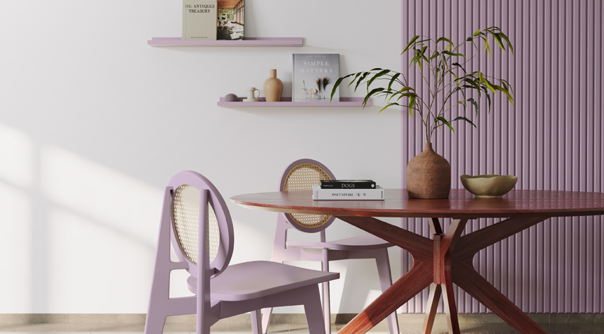 Lush-Lavender-Dining-Room-Design