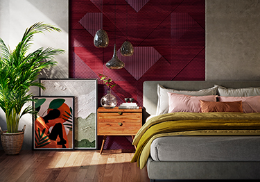 Luxurious-Bedroom-with-Red-Accent-Wall-m