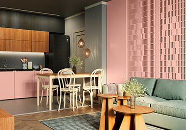 Pastel Pink Studio Apartment