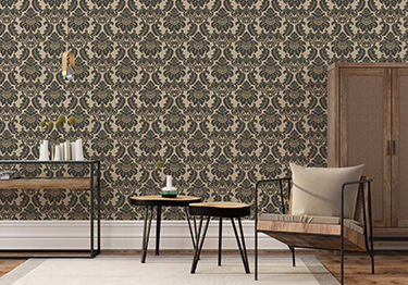 Charming-Living-Room-with-Floral-Wallpaper-m