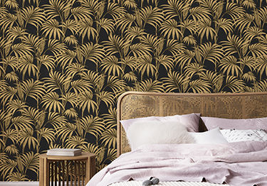 Dramatic Bedroom with Accent Wall