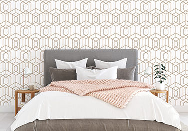 Serene-White-Master-Bedroom-with-Geometric-Wallpaper-m