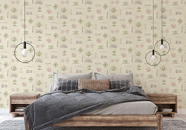 Spacious-Master-Bedroom-with-Nature-inspired-Wallpaper-m