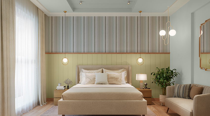 Multi-textured-Bedroom-Color-Combination