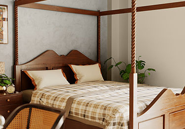 Neutral & Chic Wall Colour Combination for Bedroom