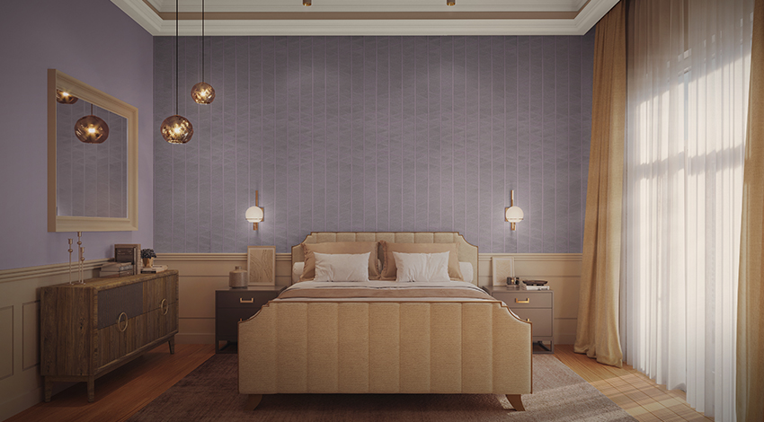 New-age-Purple-Bedroom-Design-Idea