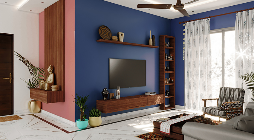 Bold-Living-Room-with-Ganges-Midnight-Wall