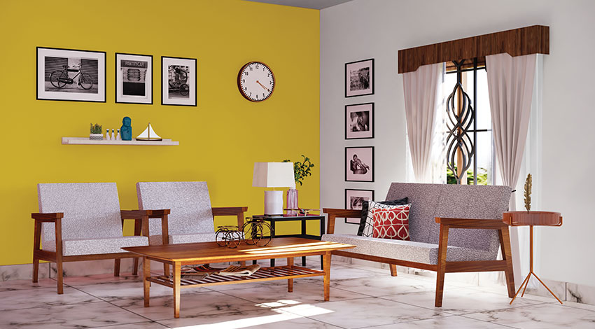 Classic-Living-Room-with-Yellow-Wall
