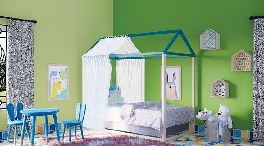 Green-Kids-Bedroom-Idea