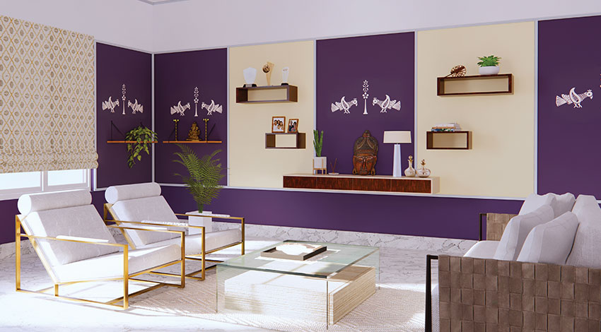 Purple-&-Cream-Modern-Living-Space