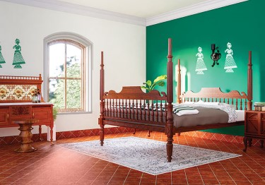 Rustic-Green-and-Brown-Bedroom-Design-m