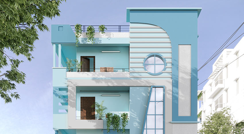 Tropical-Blue-Exterior-Home-Design