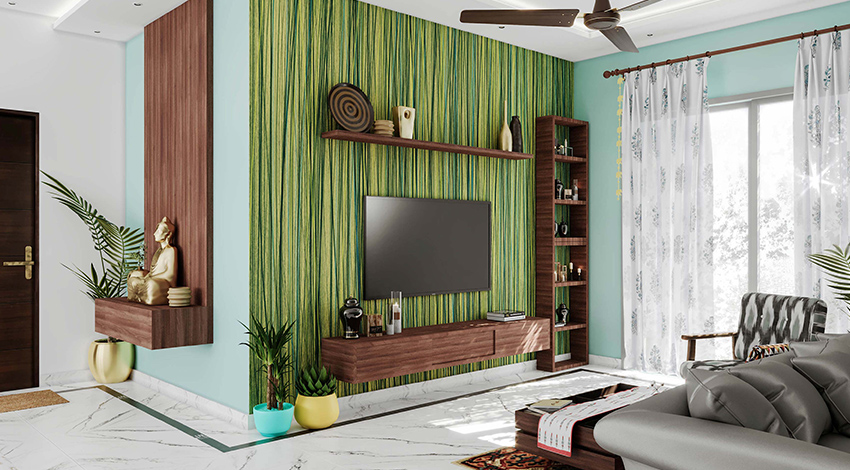 Tropical-Green-Living-Room-Design