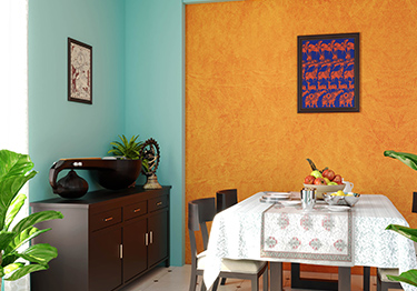 Vibrant Dining Room Design Idea 