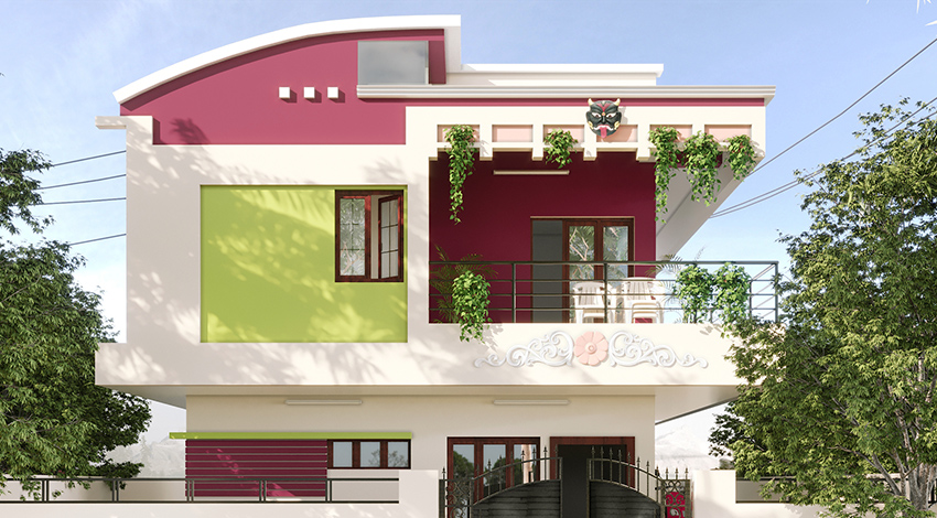 Vibrant-Exterior-Home-Design-Idea