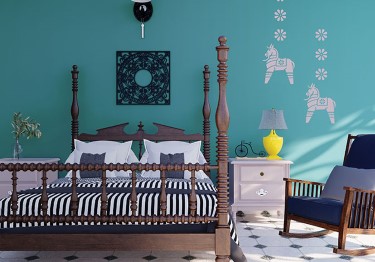 Vibrant-Turquoise-Bedroom-Design-Idea-m