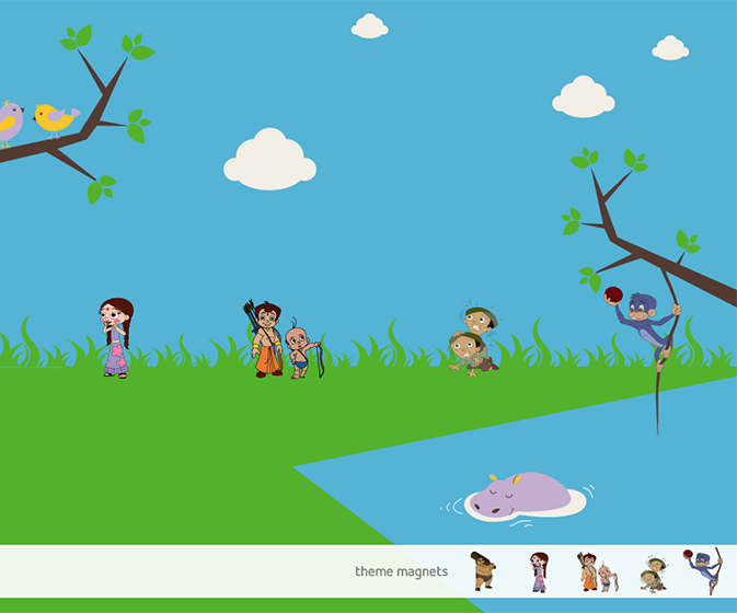 Forest-O-Mania Kids Wall Theme - Asian Paints