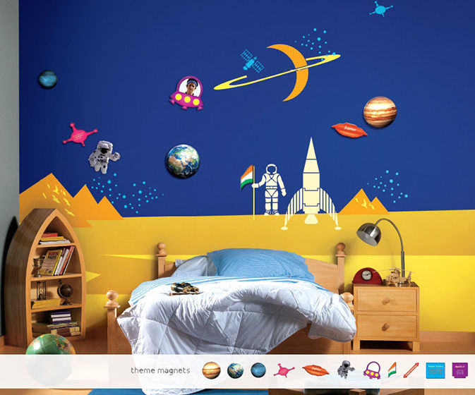Milky Way Kids Wall Theme - Asian Paints