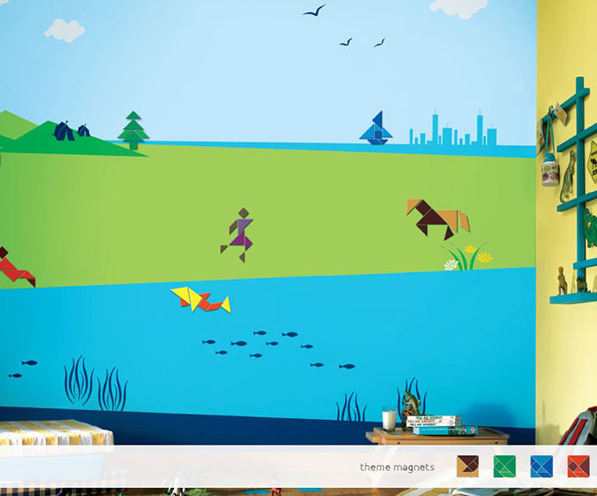 Mind Benders Kids Wall Theme - Asian Paints
