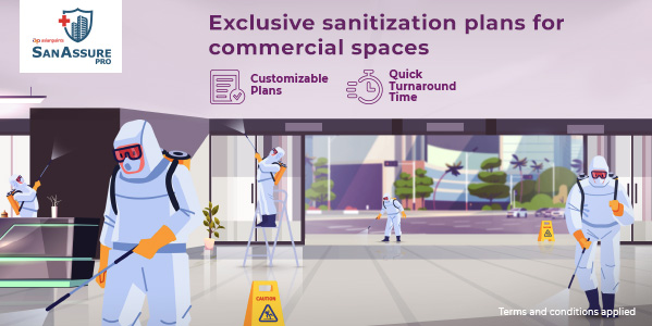 San Assure pro office sanitization services for larger spaces - Asian Paints