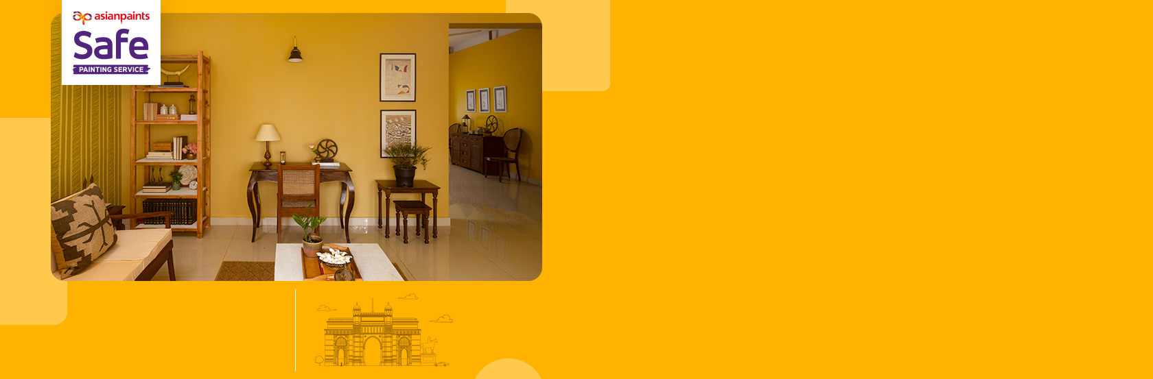 Safe Painting Services in Kalyan, Mumbai for your home design - Asain Paints