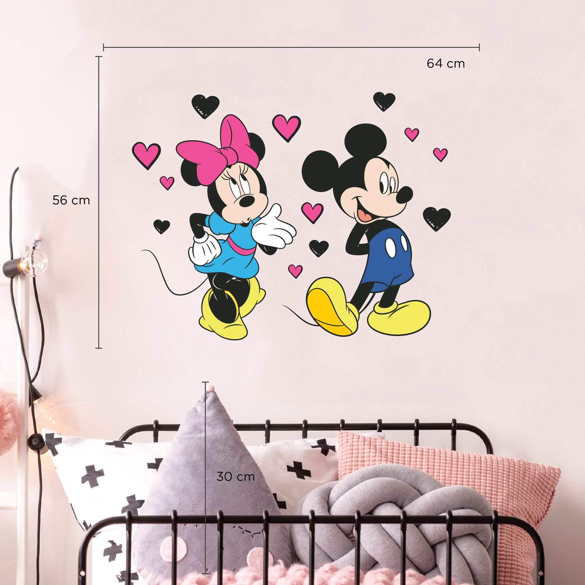 Minnie Loves Mickey - Wall Stickers & Decals by Asian Paints