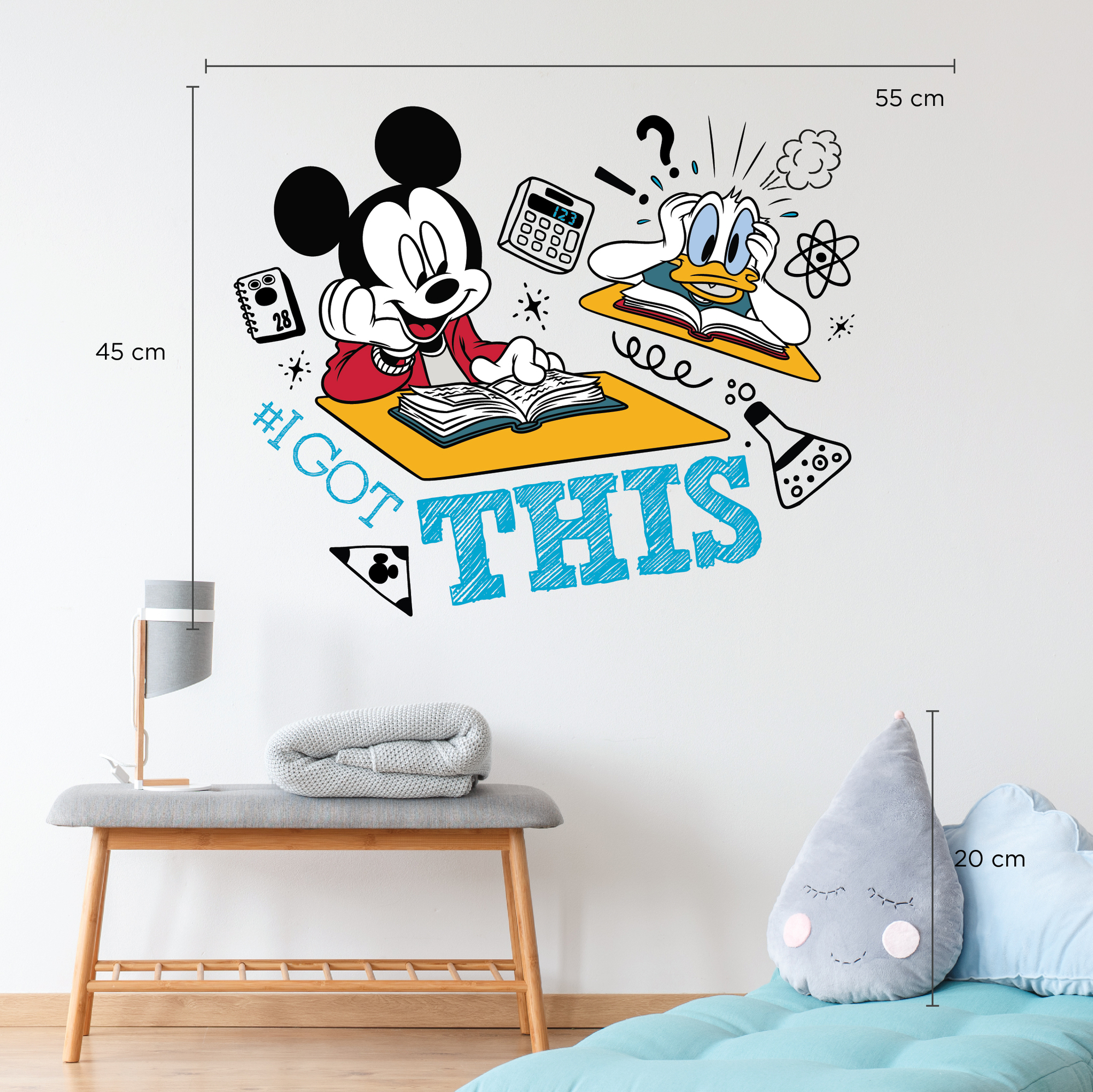 Mickey Minnie and Daisy - Wall Stickers & Decals by Asian Paints