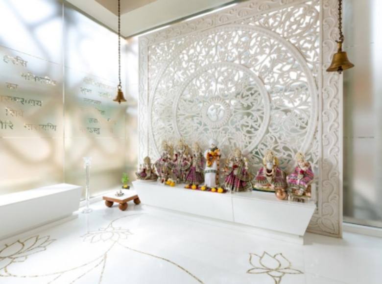 Spacious pooja room design as per vastu - Beautiful Homes