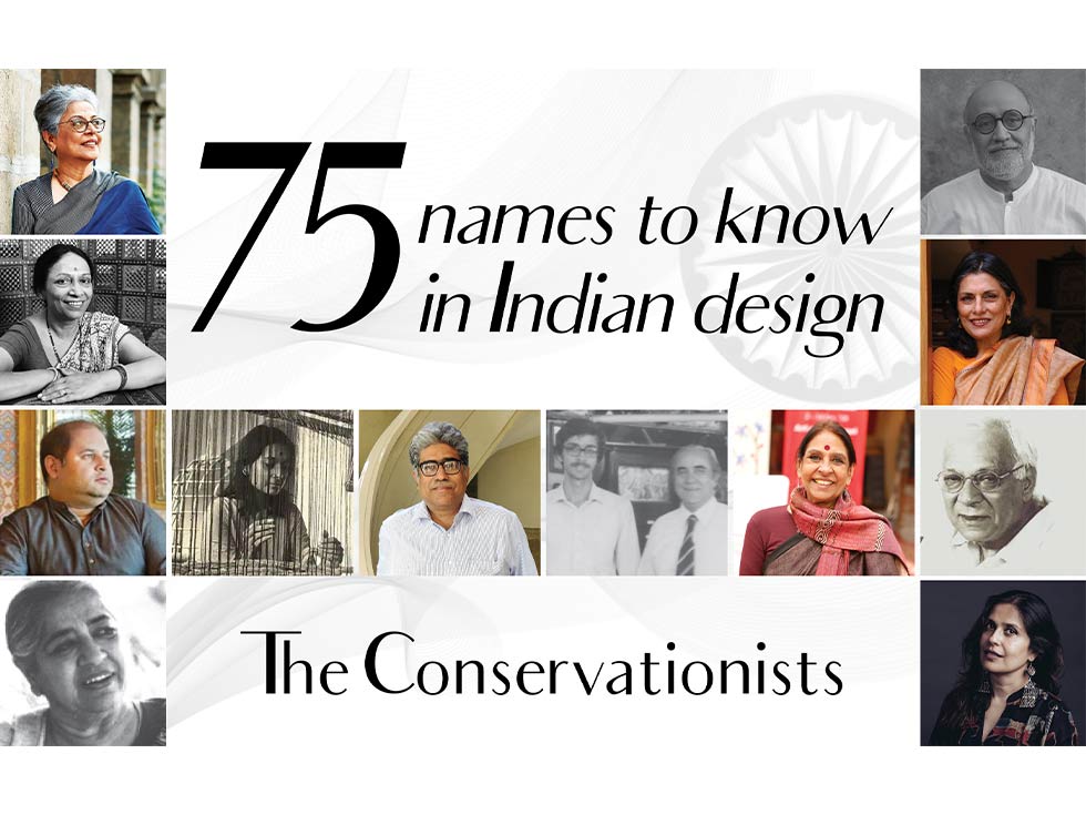 The Conservationists in Indian design