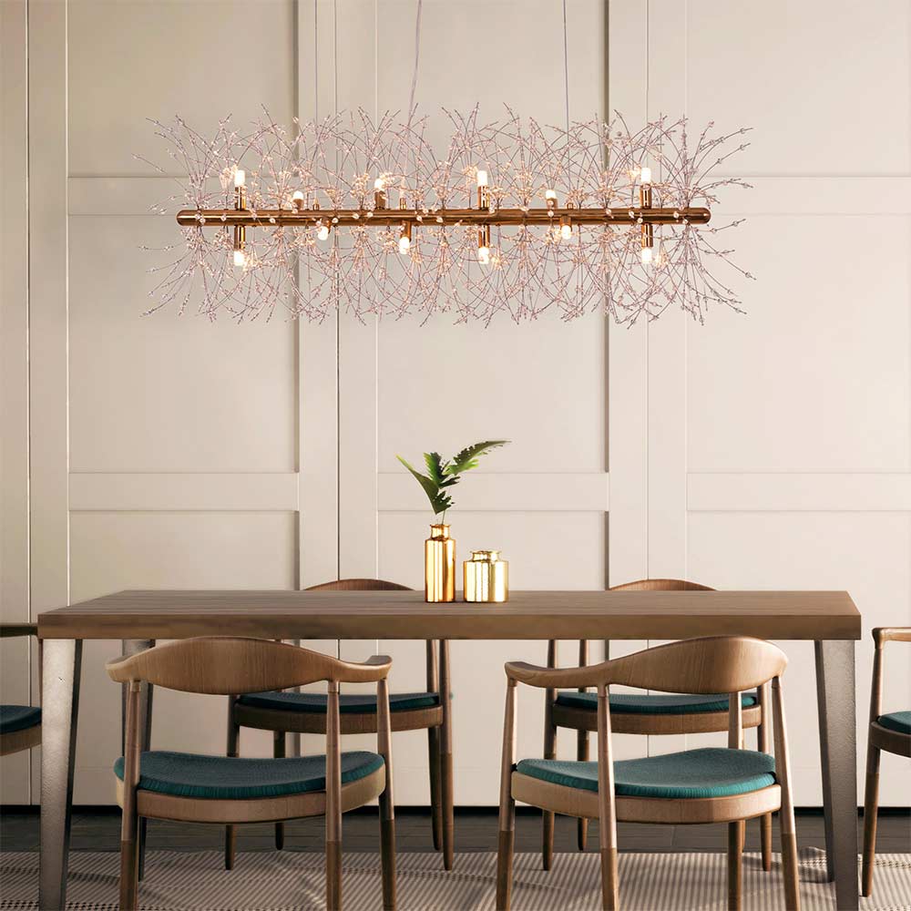 Golden décor item for your dining table & golden lights for your home - Beautiful Homes