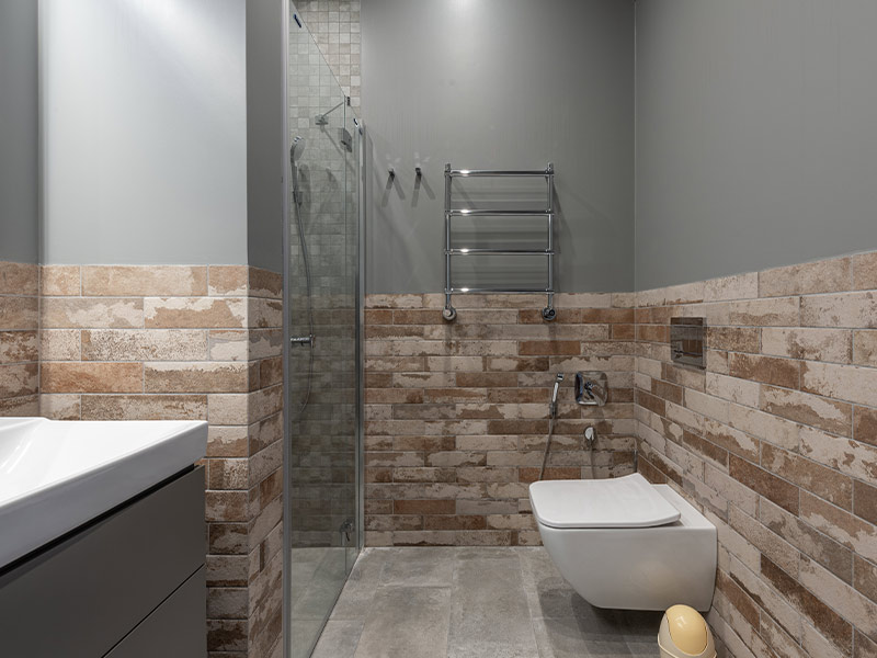 Stunning brick wall tiles for your bathroom design - Beautiful Homes