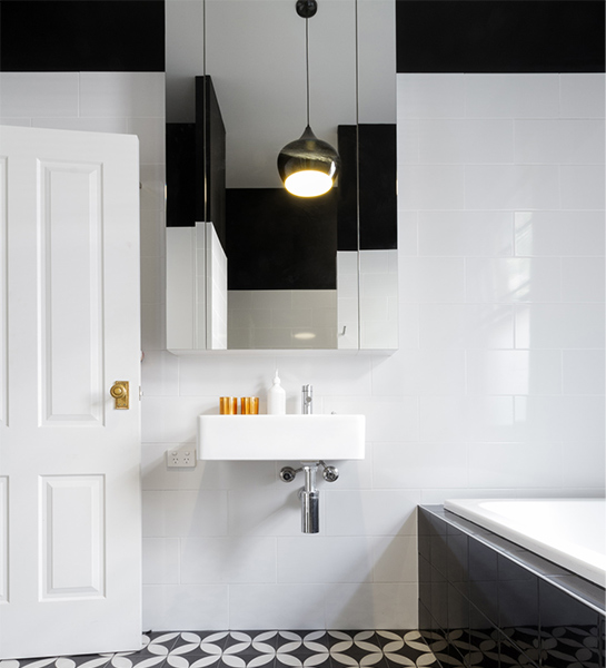 Black & white bathroom interior design ideas for your home - Beautiful Homes