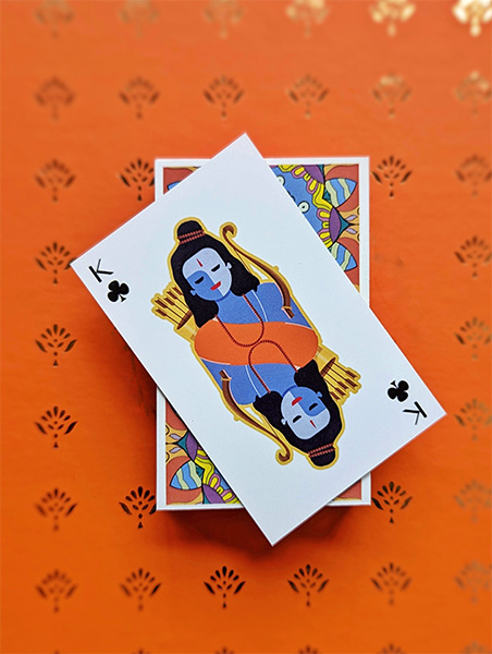 Ramayana themed playing cards