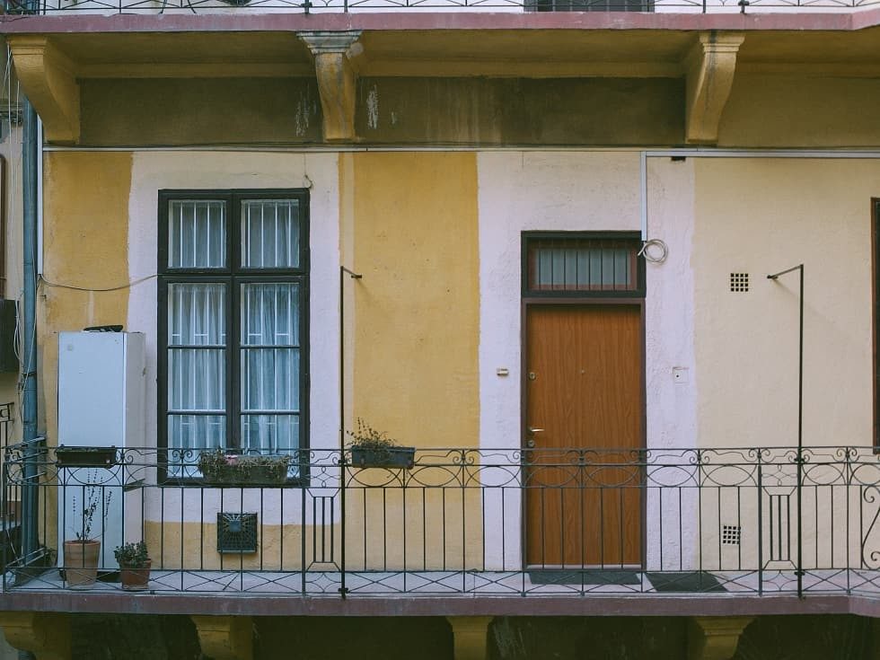 Wooden French Door Design for Balcony - Beautiful Homes