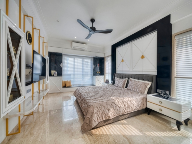 Enhance your master bedroom with amazing colour blocking ideas - Beautiful Homes