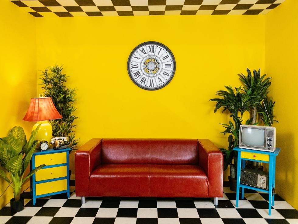 Yellow colour combination for home walls - Beautiful Homes
