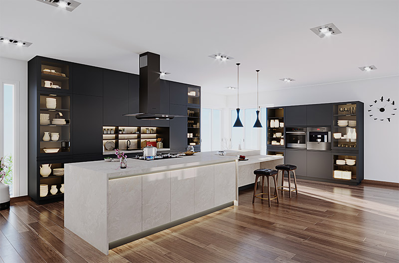 Plan enough room for all your essential kitchen appliances - Beautiful Homes