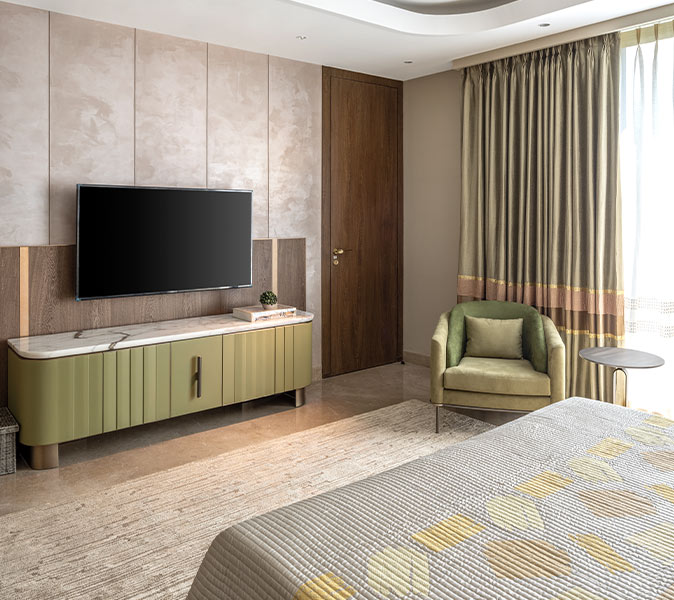 Modern TV panel design for bedroom - Beautiful Homes