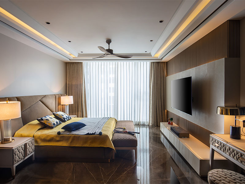 Tv panel design for bedroom - Beautiful Homes