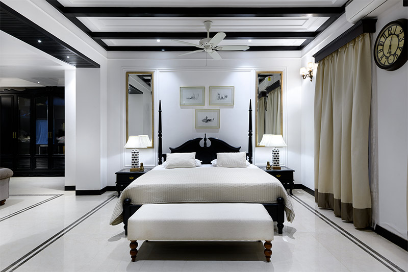 PVC down ceiling design with accent lighting for a modern bedroom - Beautiful Homes